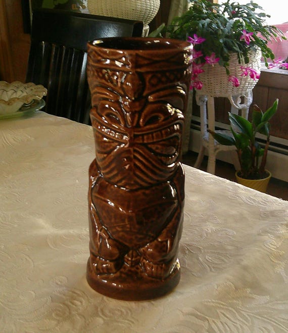 Tiki Mug Giant Ku by Jimmy C for Tiki Farm 2001 - Large Handled