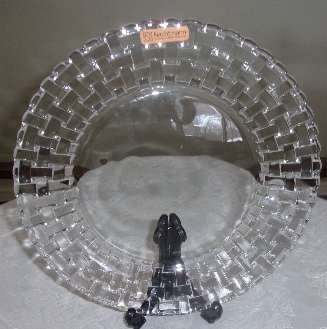 Nachtmann Bossa Nova Plate 10.5 Riedel Glassworks Beautiful Etsy