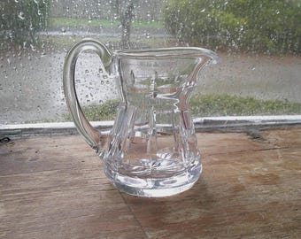 Jarra de crema de cristal Waterford TRALEE antigua, Irlanda