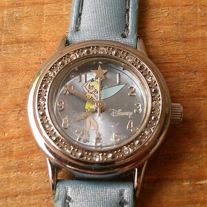 Vintage Disney Tinkerbell Watch by SII Crystals on the Bezel  display picture 2