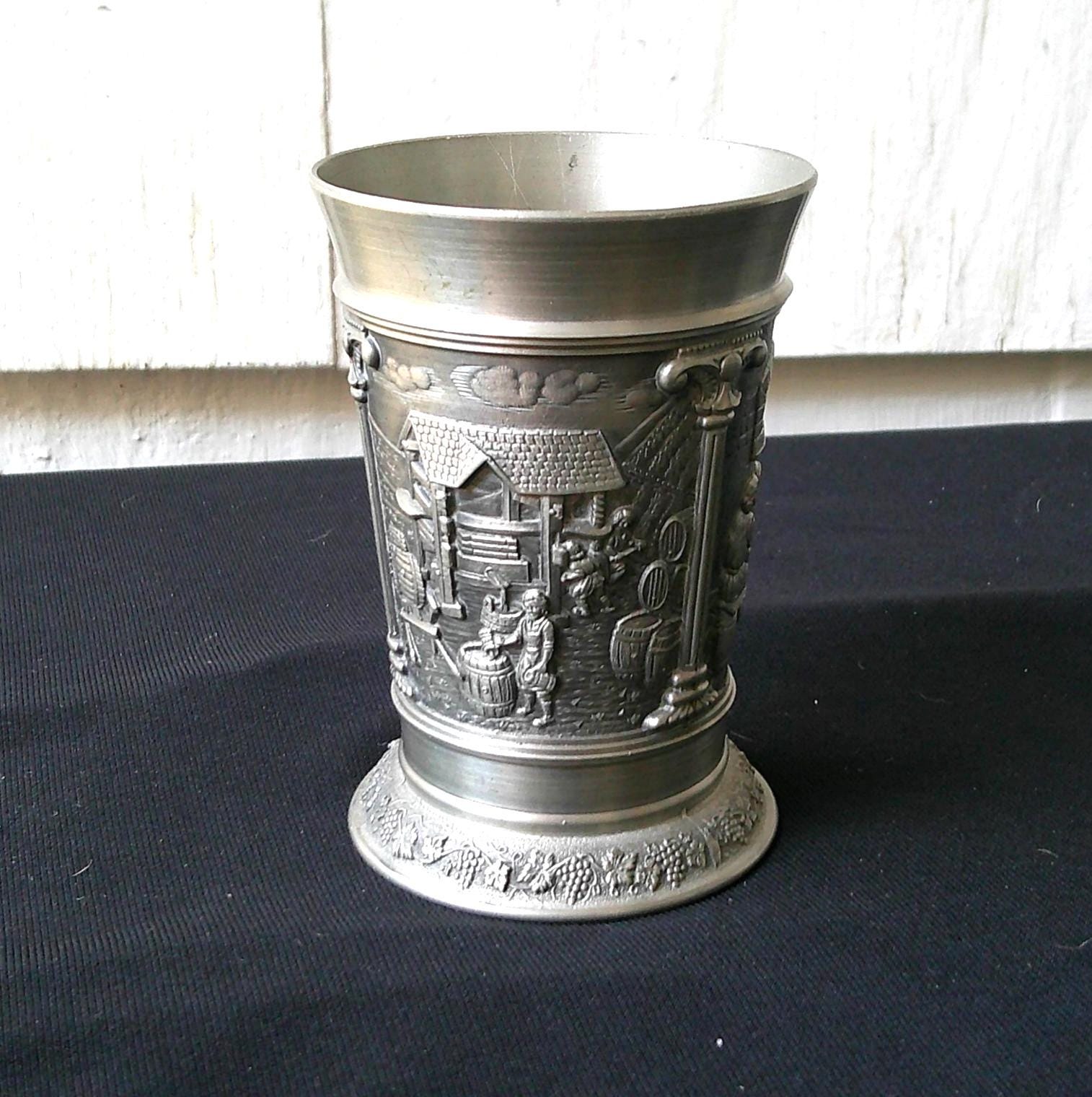 Vintage Frieling Zinn Pewter Embossed Dutch Masters Cup Germany - Etsy