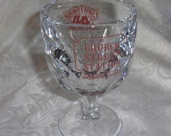 ローズポイント ケンブリッジガラス 脚付きセンターピースボウル 12 3