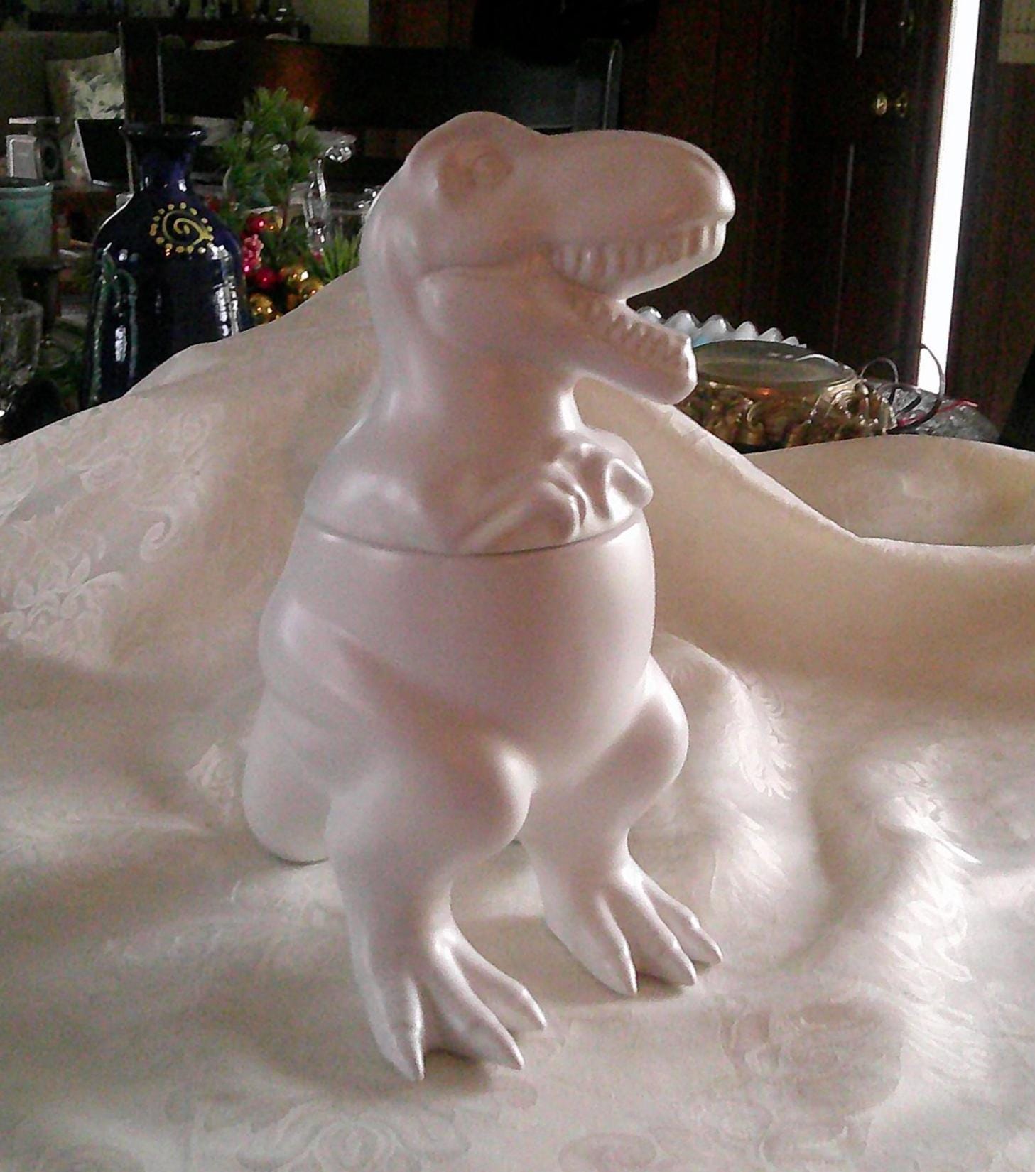 T-rex Dinosaur Cookie Jar by Threshold Tyrannosaurus Rex Stoneware