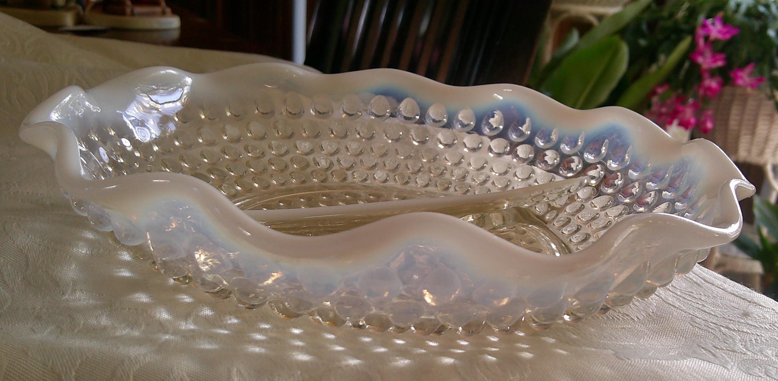 フェントン ムーンストーン ホブネイル オパルーセント フェントン