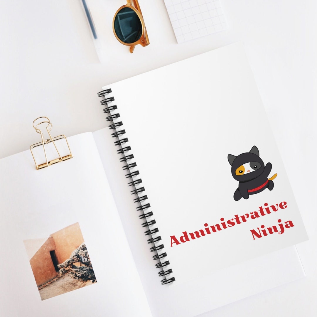 Administrative Assistant Notebook, Notebook for Work, Work Gift, Gift