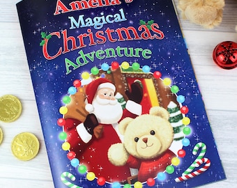 Personalisiertes magisches Weihnachtsabenteuer-Geschichtenbuch - personalisiertes Weihnachtsgeschichtenbuch, Andenkenbuch, Babys erstes Weihnachtsgeschenk