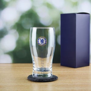 Mini Set Da Bar Chelsea FC – Bicchiere Da Pinta E Accessori – Merchandising Ufficiale Premier League