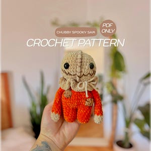 Padrão de crochê do Sam Assustador | Padrão de crochê com tema de Halloween assustador