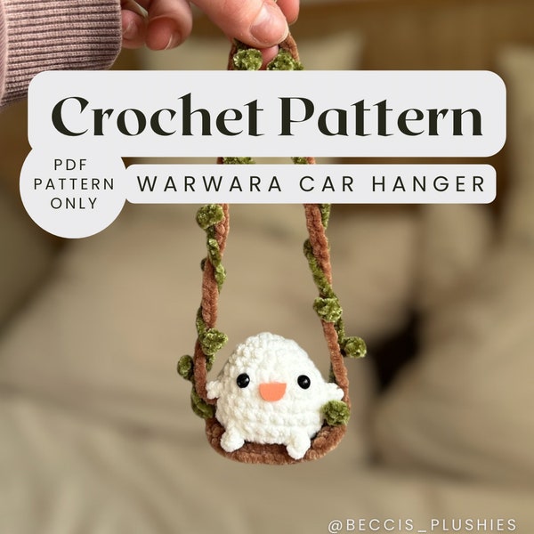 WaraWara Crochet Pattern / Ghibli Car Hanger Crochet Pattern