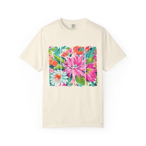 Vibrant Floral Unisex T-Shirt - Perfect for Spring, Gifts, Casual Wear, Eco-Friendly Fashion, Summer Vibes, Outdoor Adventures