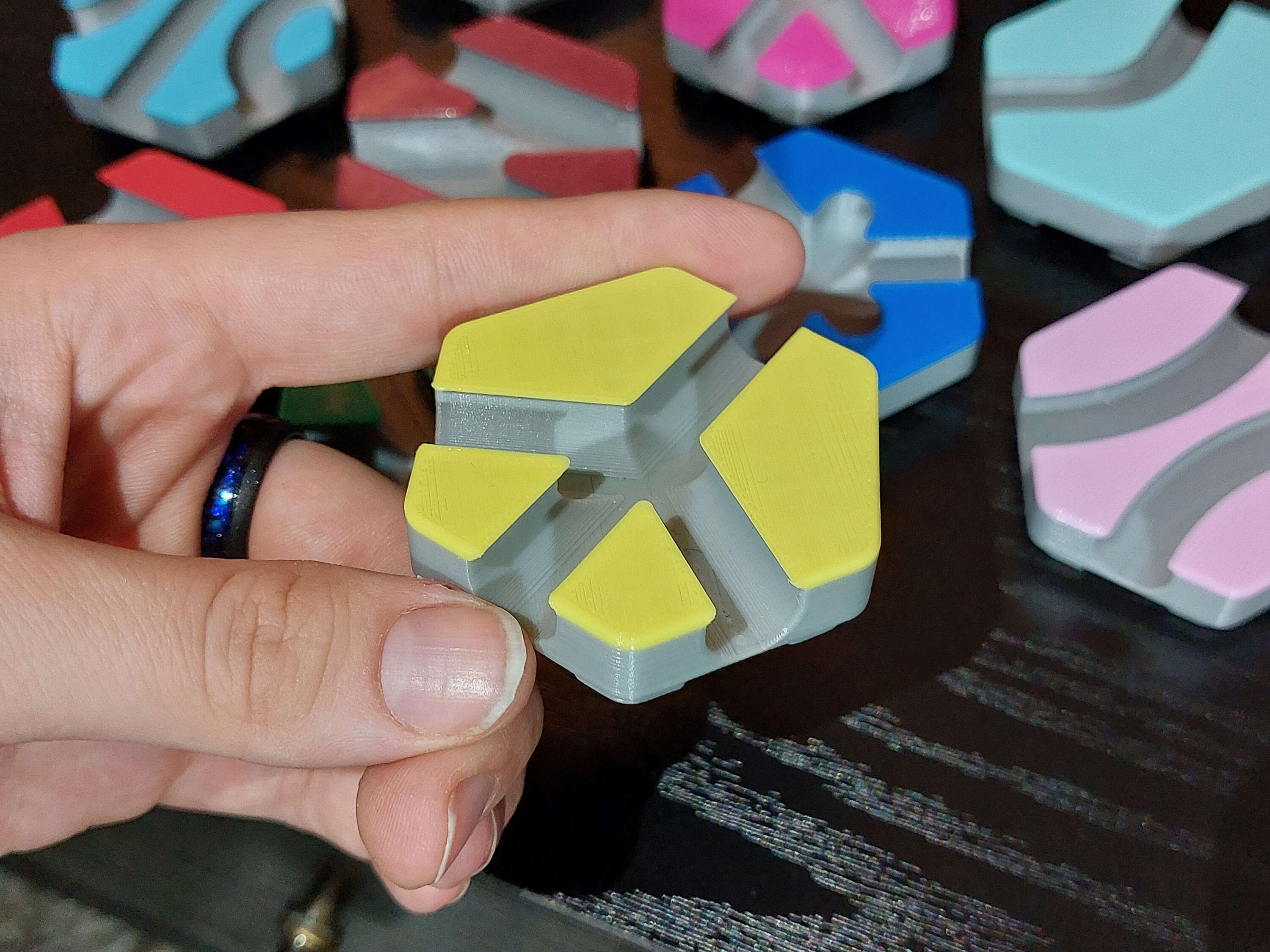 Hextraction – Basic Tiles, Set of 10 (pick Your Color!) (10mm) - Etsy