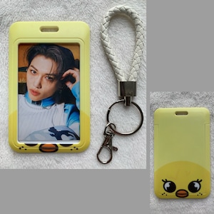 Kpop, Stray Kids Fotohalter, Stray Kids ID-Abzeichen, Felix, Hyunjin, Skzoo, kpop merch, PC Halter, Stay, kpop merchandise, Lee Weiss, Han