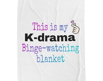 K-Drama  blanket, k-Drama gift, K-drama merch, k-drama addict