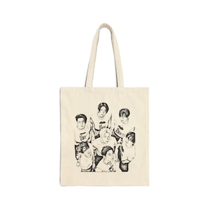 Enhypen Tote Bag, Jungwon, Heeseung, Jay, Jake, Sunghoon, Sunoo, Ni-ki, Kpop tote bag, Enhypen gift, Engene, kpop gift