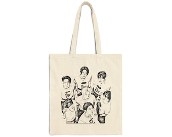 Enhypen Inspired Canvas Tote Bag | K-Pop Fan Merchandise | Kpop Gift