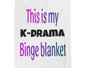 K-Drama blanket, k-Drama gift, Kdrama merch, Korean drama