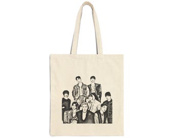 ATEEZ Inspired Canvas Tote Bag | K-Pop Fan Merchandise | Kpop Gift