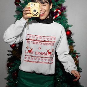 Kdrama-kerstsweater, Kdrama-trui, kdrama-merchandise, Koreaans drama, kdrama-cadeau, kdrama-verslaafde