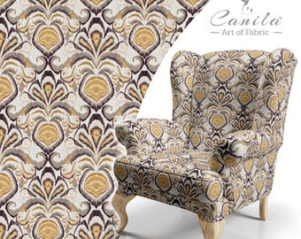 Elegant Linen Upholstery Fabric: Soft-Touch, Machine Washable