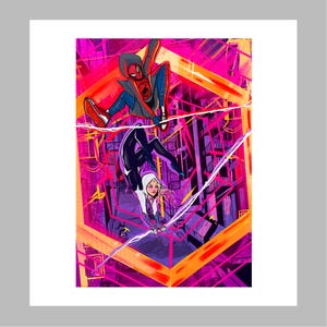 Spider-verse - Stampa artistica - Marvel/Arte murale