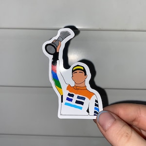Lando Norris 4 Silverstone-sticker | Formule 1 | McLaren | F1-merchandise