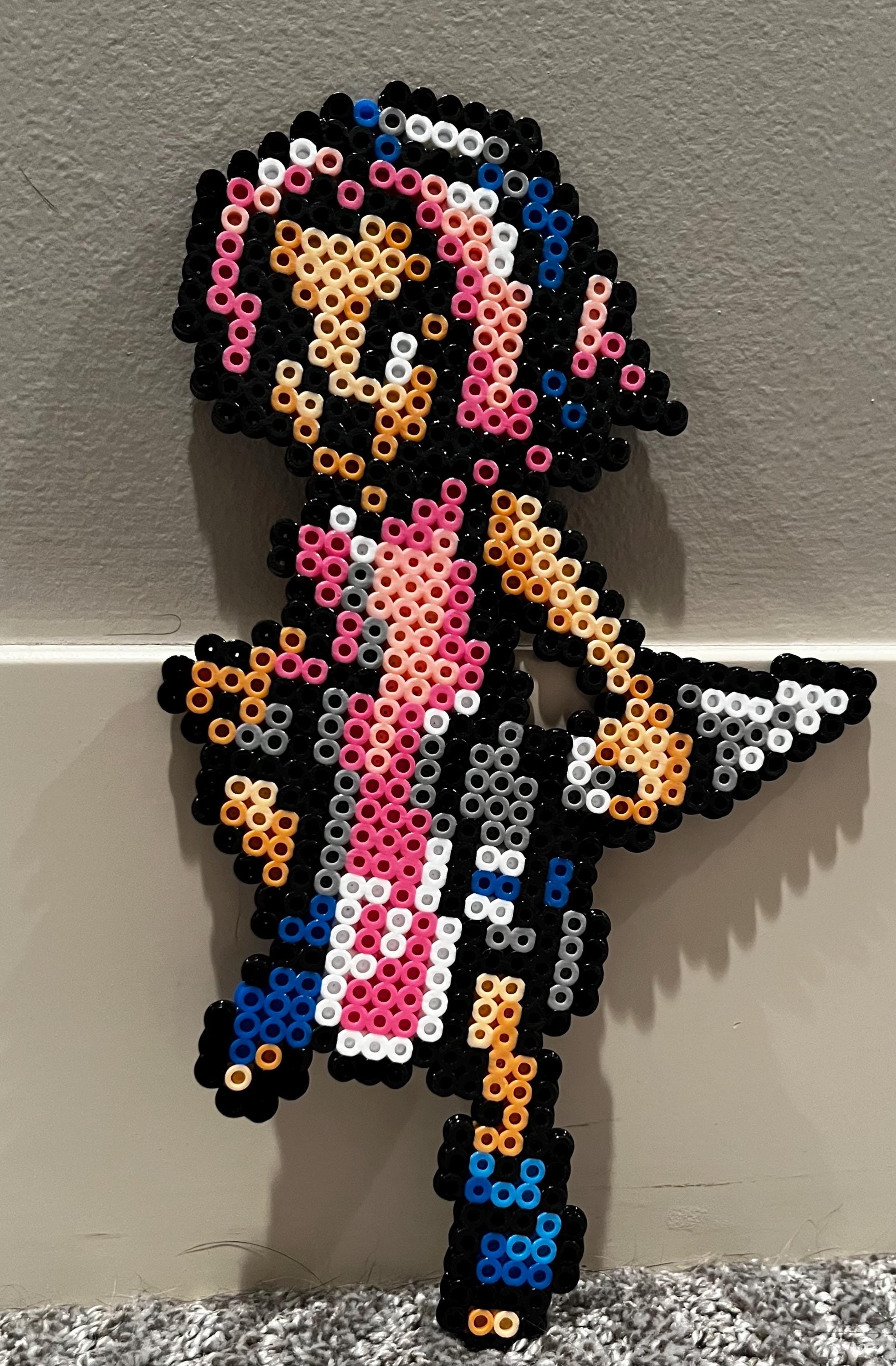 Naruto - Sakura Perler Bead Pixel Art - Etsy
