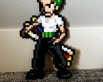 One Piece - Zoro Perler Bead Pixel Art