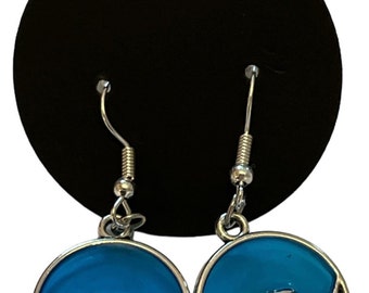 Sea Scape Resin Earrings