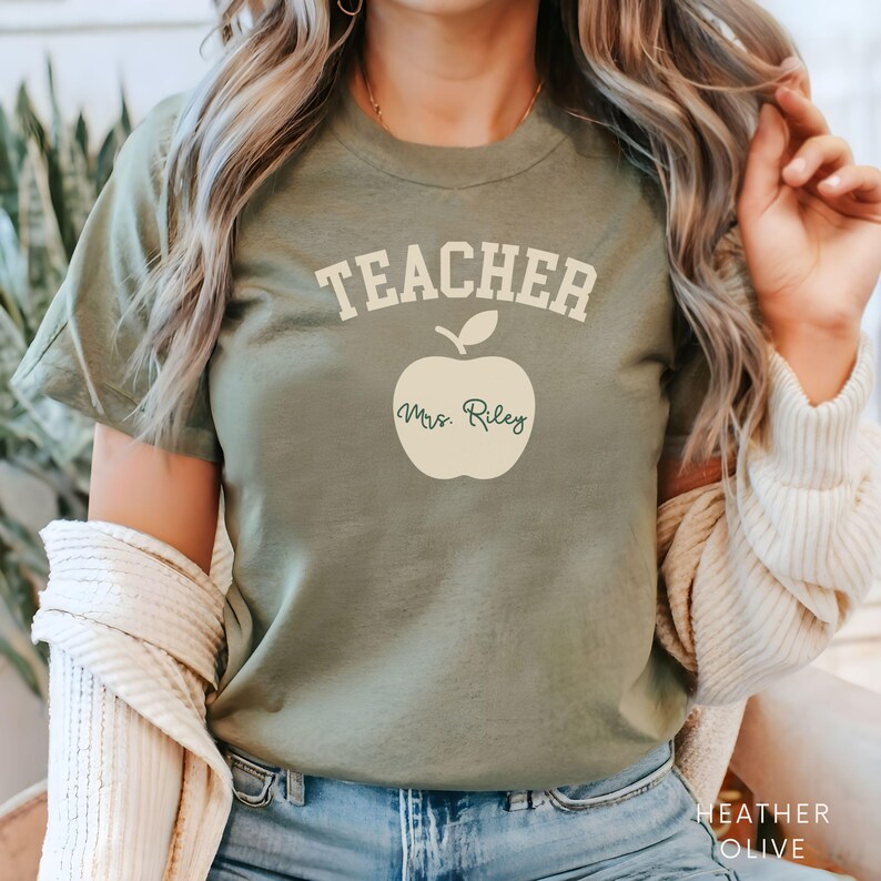 Personalized Teacher Shirts for Teacher Appreciation, Gifts for
