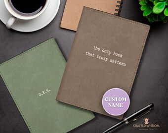 Custom Name Funny Meme Passport Holder, Book Humor, Travel Quote Retro Leather Passport Cover Cute And Unique For Globetrotter Book Lover