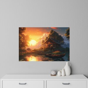Fantasy Sunset Version D.  Wall Decals
