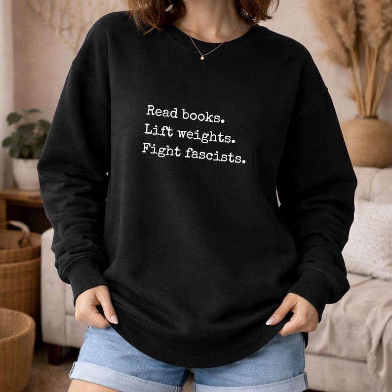 Book Gym Shirt Funny Design Statement Tee Reading Workout Intellectual Clothing Activist Message Political Apparel Fitness Enthusiast image 7