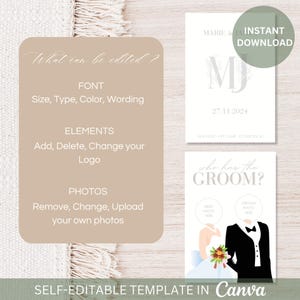 Editable Celebrity Who Has the Groom Bridal Shower Game Scratch off ...