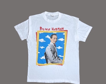 Vintage Pee-Wee Herman Graphic Tee: 80er - 90er Jahre Comedy TV Show Shirt