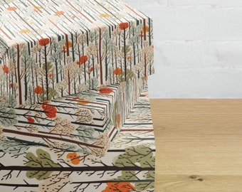 Conjunto de papel de envolver del bosque de otoño Envoltura de regalo de cumpleaños Envoltura de regalo de Navidad Envoltura de regalo de árbol Papel de envolver de naturaleza