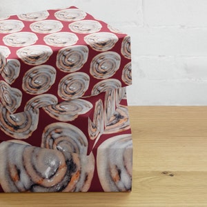 Fresh Cinnamon Roll Wrapping Paper Set Birthday Gift Wrap Christmas Gift Wrap