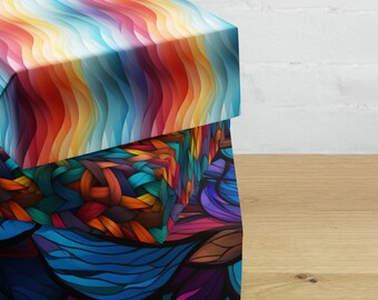 Rainbow Wrapping Paper Set Rainbow Gift Wrap Birthday Gift Wrap Christmas Wrapping Paper