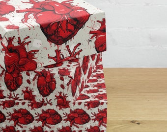 Anatomical Heart Wrapping Paper Heart Gift Wrap