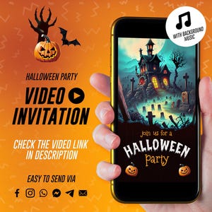 Halloween Party: Kids&#39; Animated Video Invitation