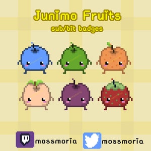 Junimo Stardew Pixel Art Twitch Sub Badges