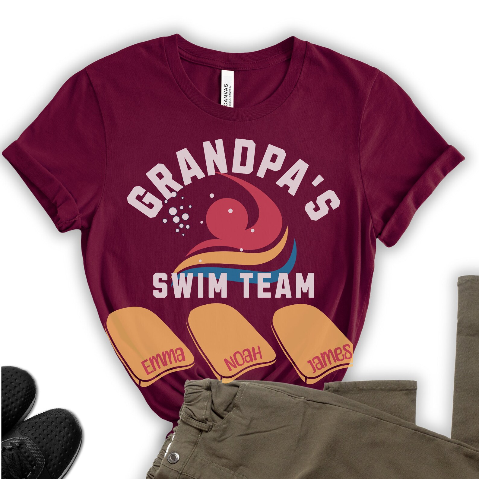 Mens Water Polo Grandpa T-Shirt - Family Sports Tees