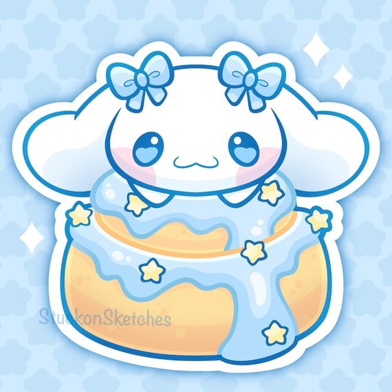 Roll Cake with Mice | Vinyl Sticker Roll Cake with Mice | Vinyl Sticker