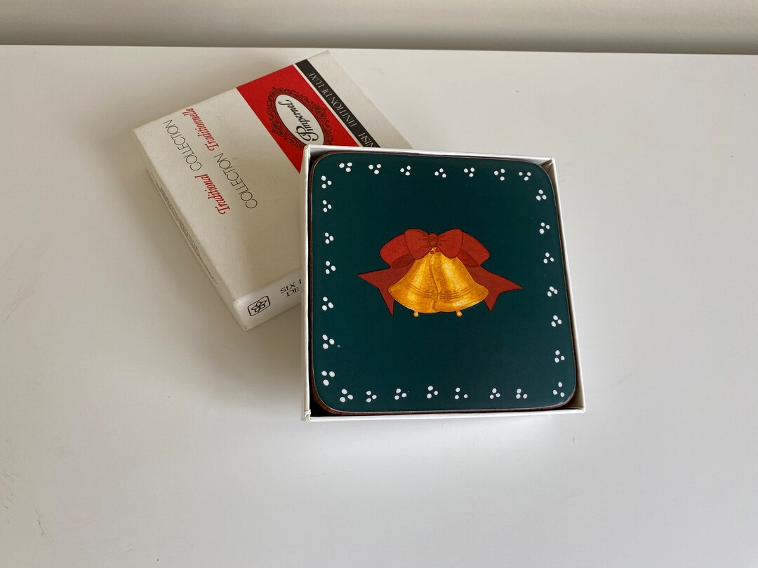 Vintage Pimpernel Traditional Collection Christmas Coasters Etsy
