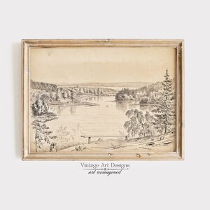 Antique Art, Sketch Vintage Art Print, Printable Wall Art, Vintage Paintings, Vintage Art Prints, Antique Wall Art, 14-v2-12