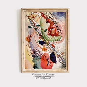 Zeitlose abstrakte Kunstsammlung: herunterladbare Vintage-inspirierte Drucke, vielseitige und moderne Ästhetik, sofortiges digitales Dekor, 28 {2}