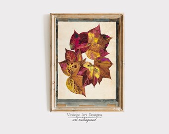 Autumn Neutral Art Print, Printable Download, Vintage Nursery, Vintage Art Print, Vintage Sketch, Large Wall Art, Vintage Oil Painting, 10-1