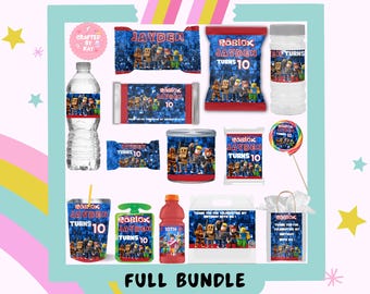 FILE DIGITALE - Roblox, Bomboniere Roblox, Compleanno Roblox, Festa Roblox, Roblox stampabile, Sacchetti di patatine Roblox