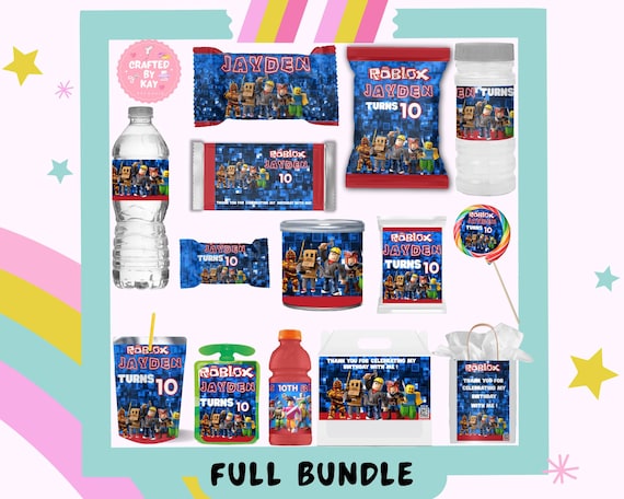 DIGITAL FILE- Roblox, Roblox Favors, Roblox Birthday, Roblox Party, Roblox Printable, Roblox Chip Bags