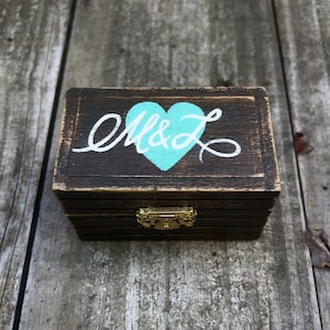 Rustic Ring Bearer Box: Shabby Chic Wedding Decor