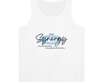 Premium "Team Synergy" Unisex Tank Top (black letters)